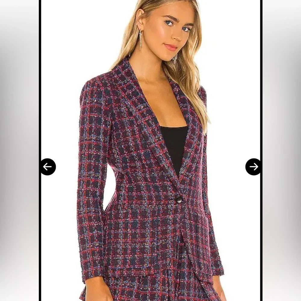 Amanda Uprichard Shawl Collar Blazer - Revolve - Size S - Picture 2 of 7